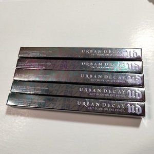 Lot URBAN DECAY 24/7 Glide On Eye Pencil Bourbon Blk Market Roxy Smoke Perversio